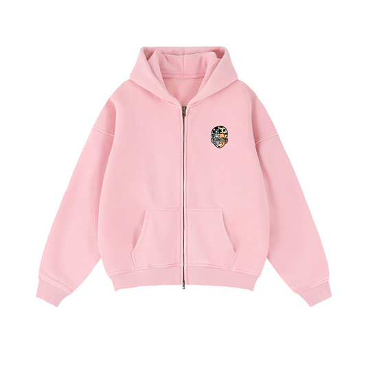 Ego ( Pink Zip Up Sweatshirt )