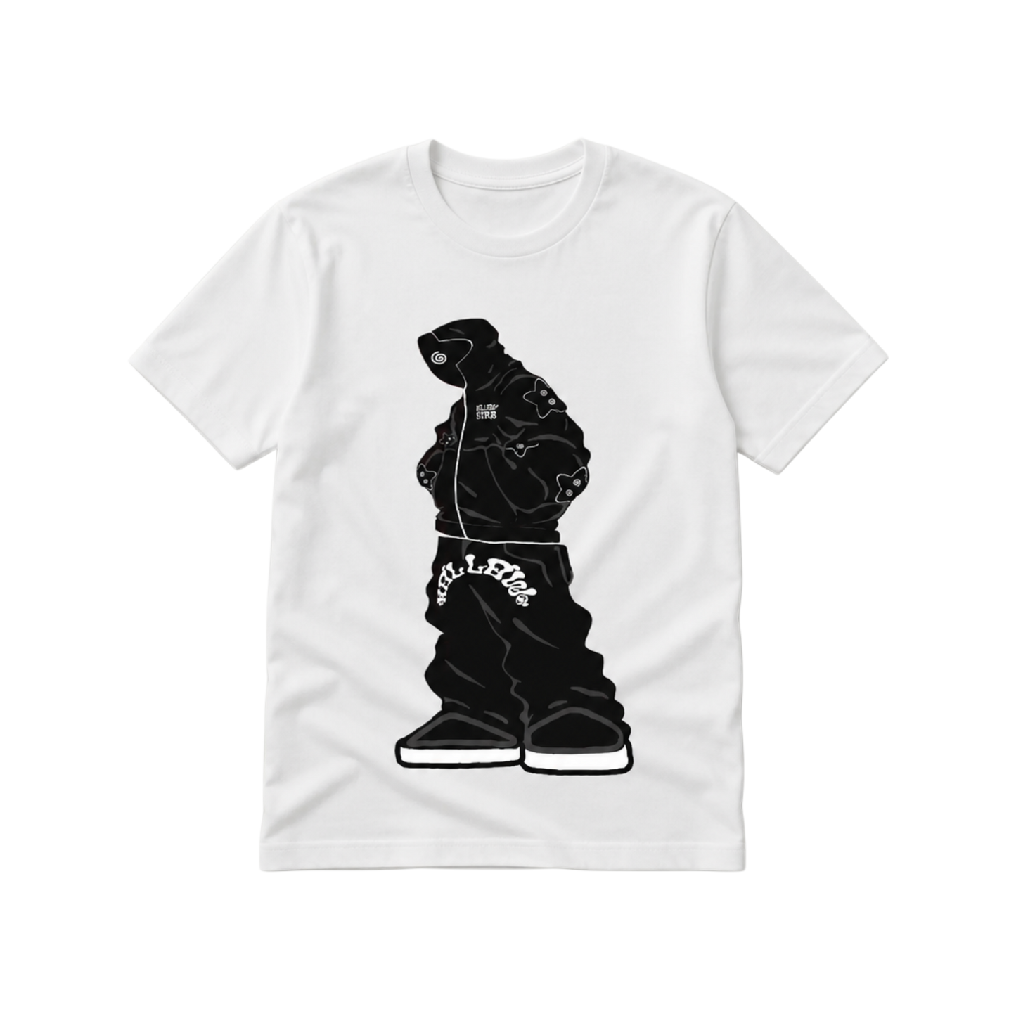 Hollow Star-Hoodie Shirt ( WHITE )