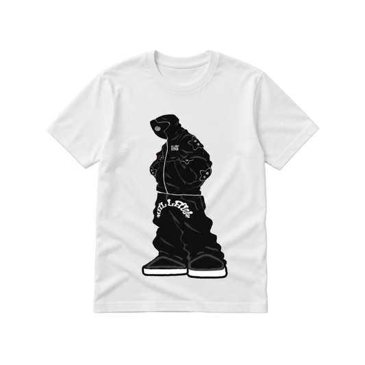 Hollow Star-Hoodie Shirt ( WHITE )