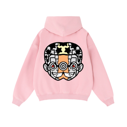 Ego ( Pink Zip Up Sweatshirt )