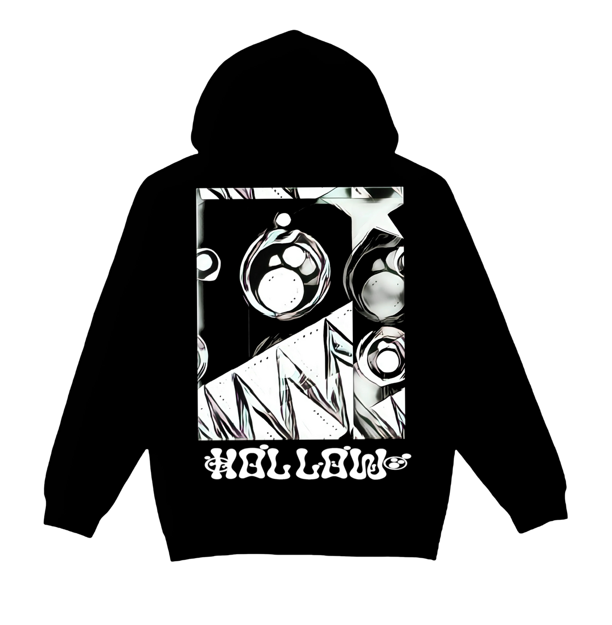 Abstract Hollow Print Hoodie ( First Edition)