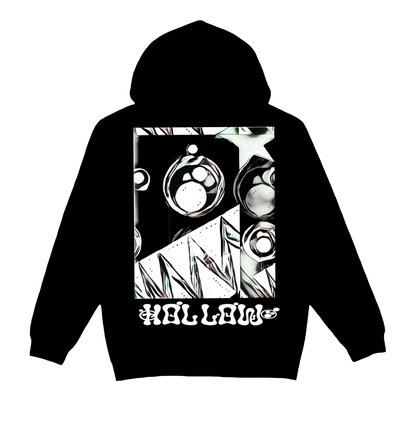 Abstract Hollow Print Hoodie ( First Edition)
