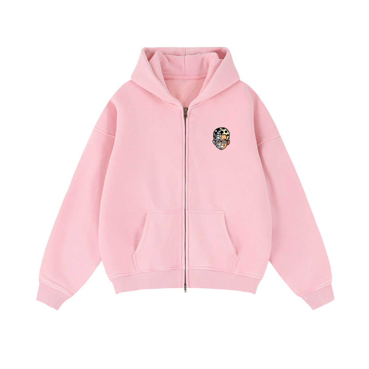 Ego ( Pink Zip Up Sweatshirt )