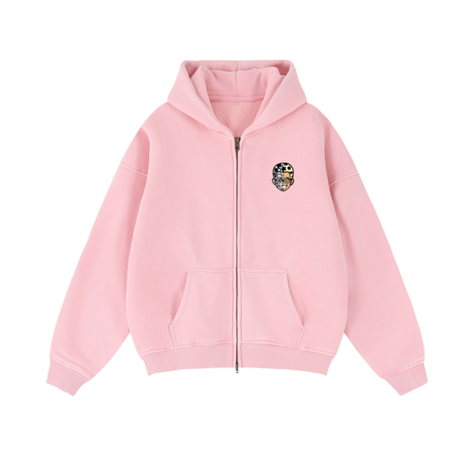 Ego ( Pink Zip Up Sweatshirt )