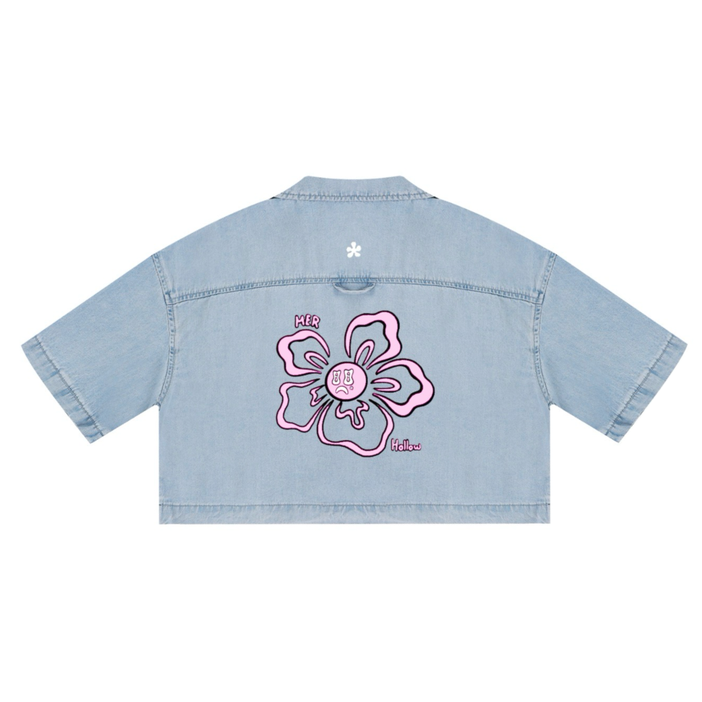 Hollow Flower MER ( Artsy Crop Top )
