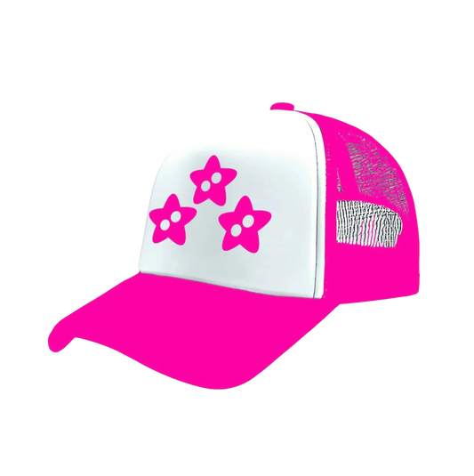 Hollow Fallen Star Trucker Hat ( PINK )