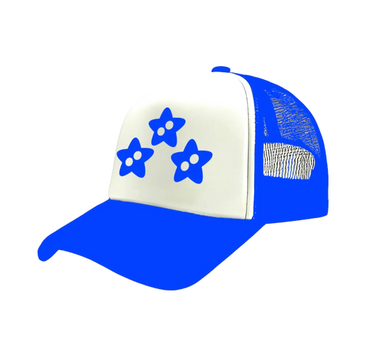 Hollow Fallen Stars Trucker Hat ( BLUE )
